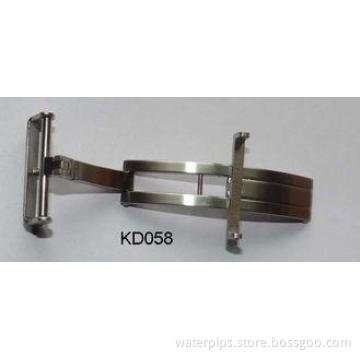 Solid Stainless Steel Watch Strap Butterfly Buckle 18mm, 20